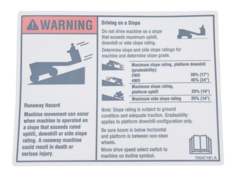 218555 Decal, Runaway Warning | Genie