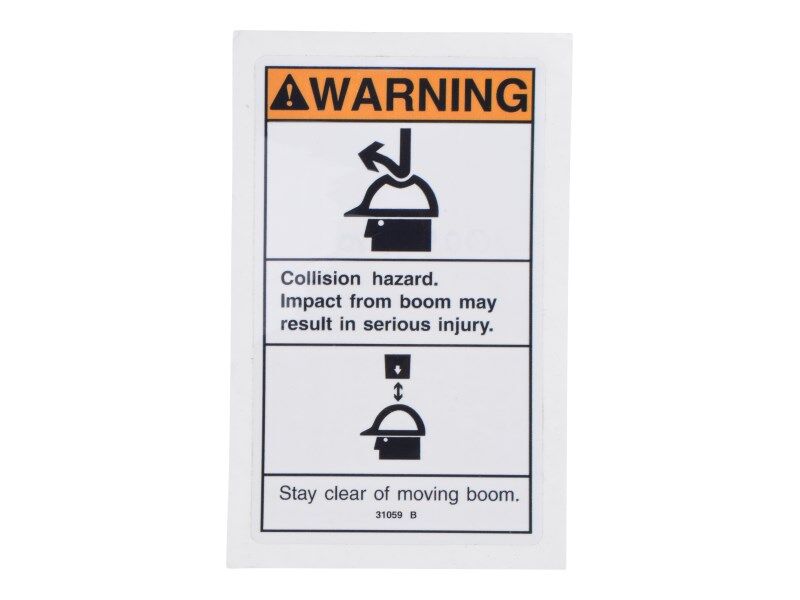 31059 Decal, Warning Col Hazard | Genie
