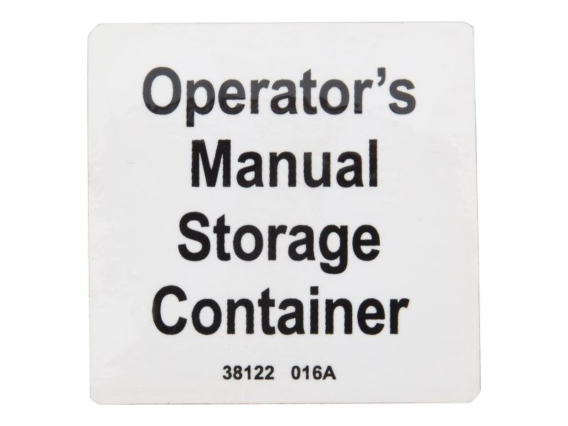 38122 Decal, Om Storage | Genie