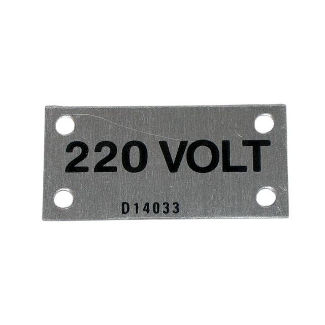 1460140330 220 V Label | Genuine Haulotte