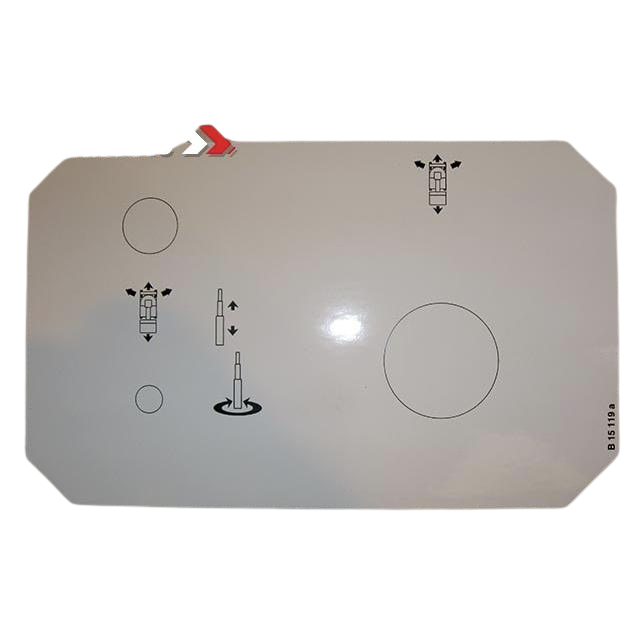 Part Number 153B151190 Label fits Haulotte