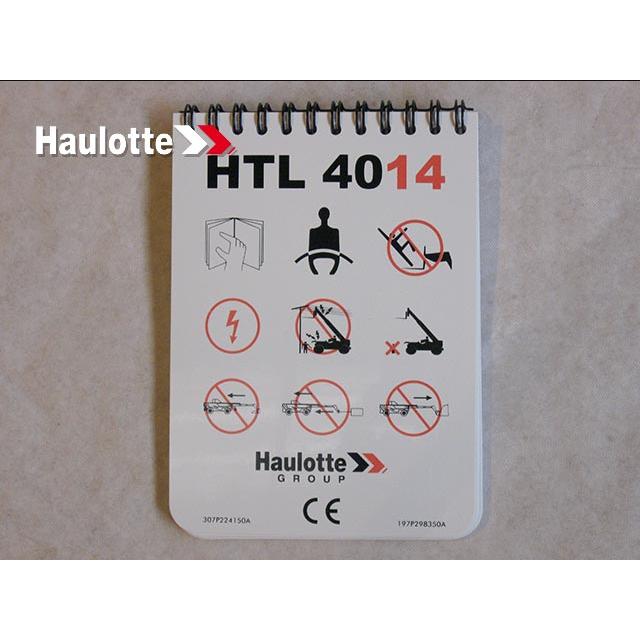 Part Number 197P298350 Load Chart fits Haulotte