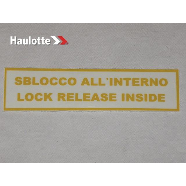 2326010130 Label | Genuine Haulotte