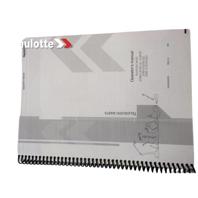 Part Number 2420332070 User Manual fits Haulotte