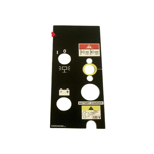 Part Number 2420342300 Control Box Label fits Haulotte