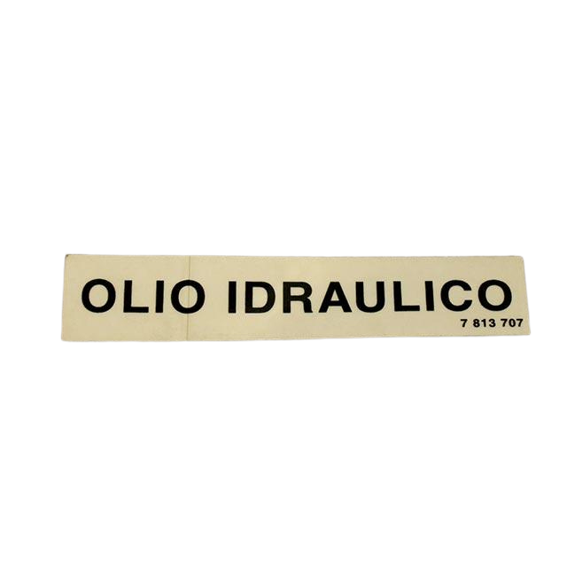 3078137070 Hydraulic Oil Label | Genuine Haulotte
