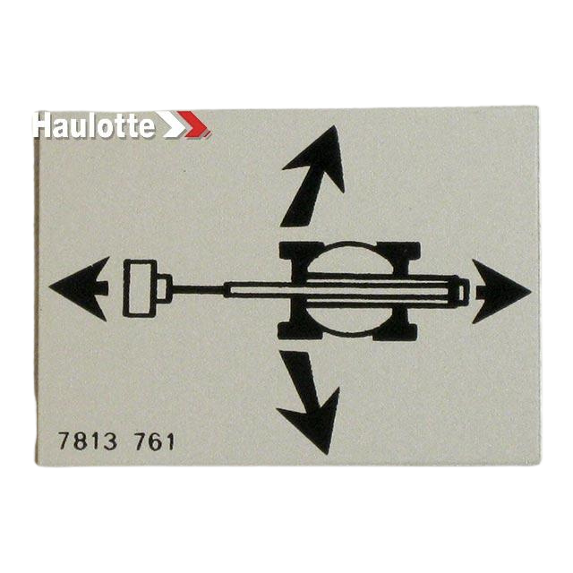 3078137610 Plate On Platform Console | Genuine Haulotte