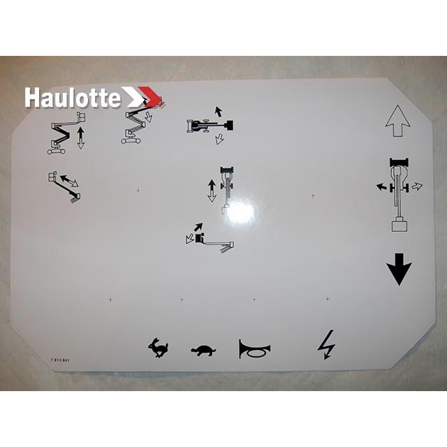 Part Number 3078138410 Panel Label fits Haulotte