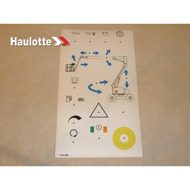 3078143060 Decal, Control Box | Genuine Haulotte