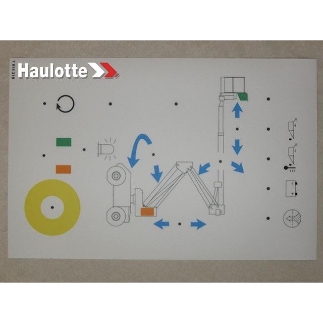 Part Number 3078143190 Labels fits Haulotte