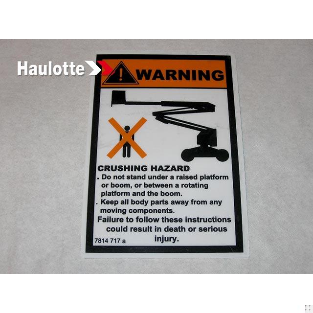3078147170 Do Not Park Label | Genuine Haulotte