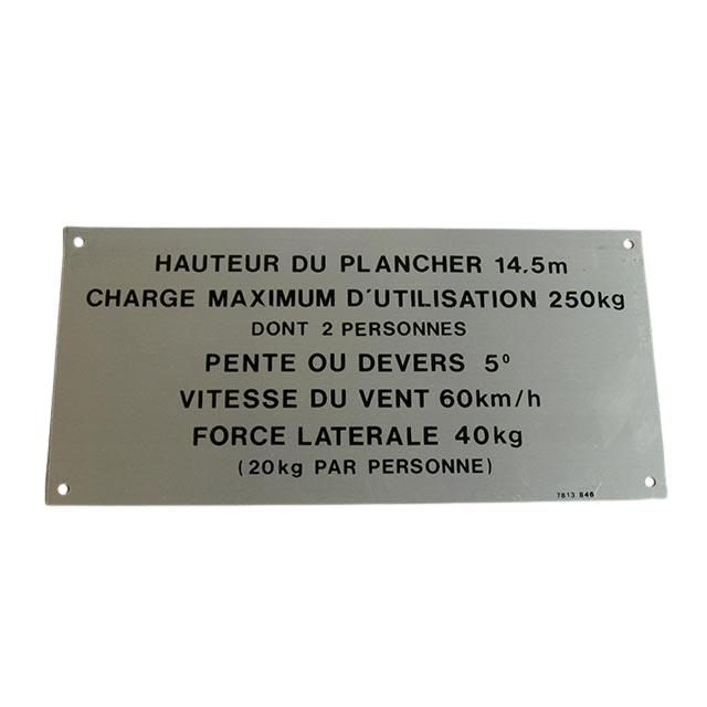 3078148460 Verrouillage Label | Genuine Haulotte