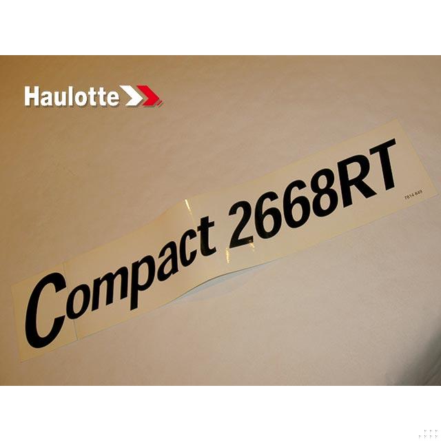 3078148490 Compact Dx Usa Label | Genuine Haulotte