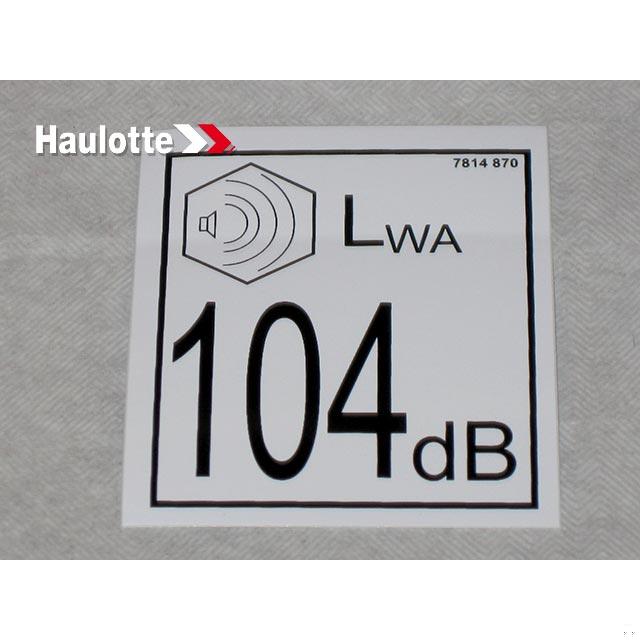 3078148700 Indication Label | Genuine Haulotte
