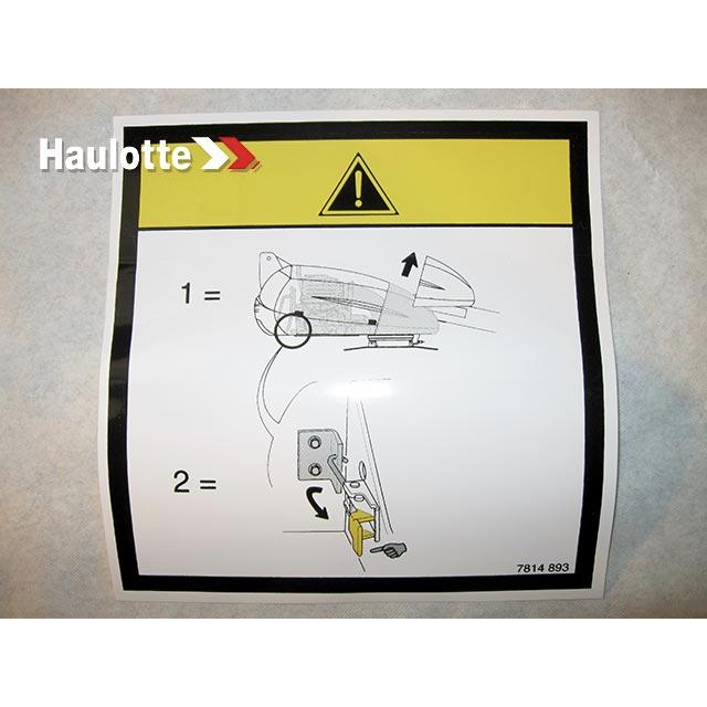 3078148930 Rotation Suppt Label | Genuine Haulotte