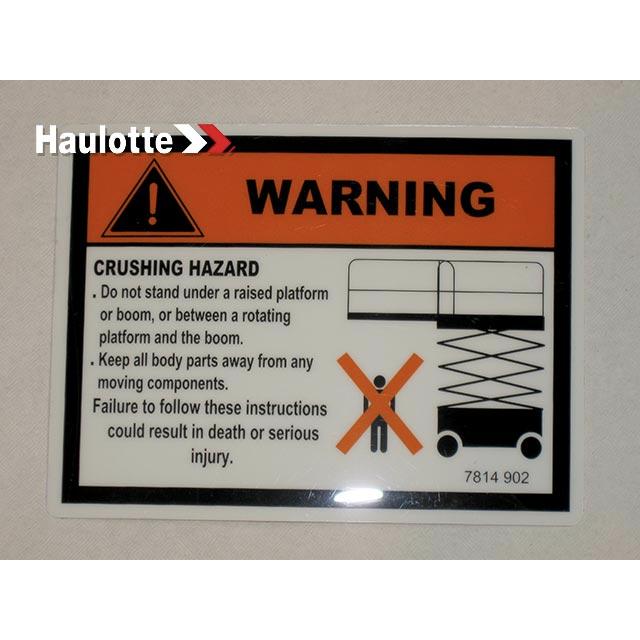 3078149020 Ne Pas Label | Genuine Haulotte