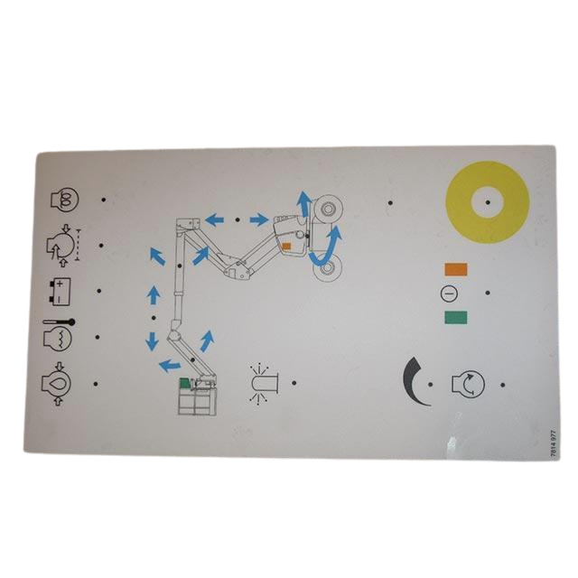 Part Number 3078149770 Panel Label fits Haulotte