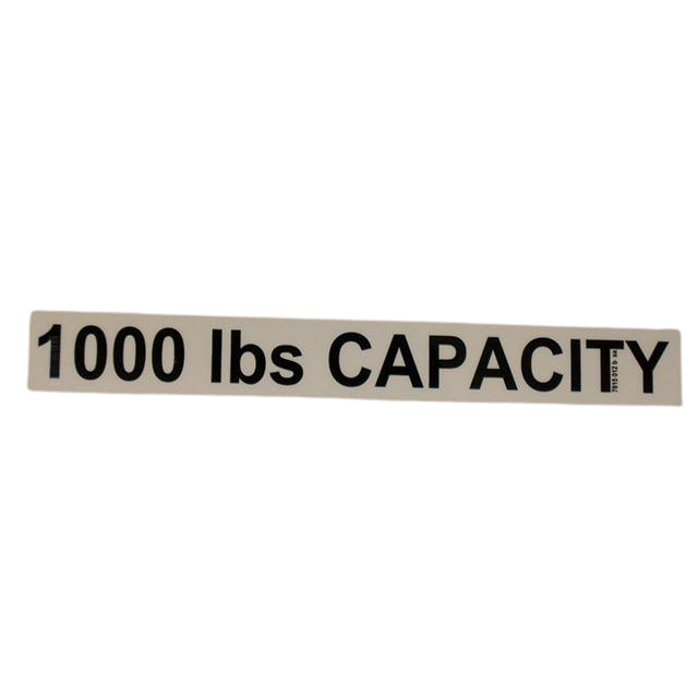 3078150120 Decal-Capacity 1000Lbs | Genuine Haulotte