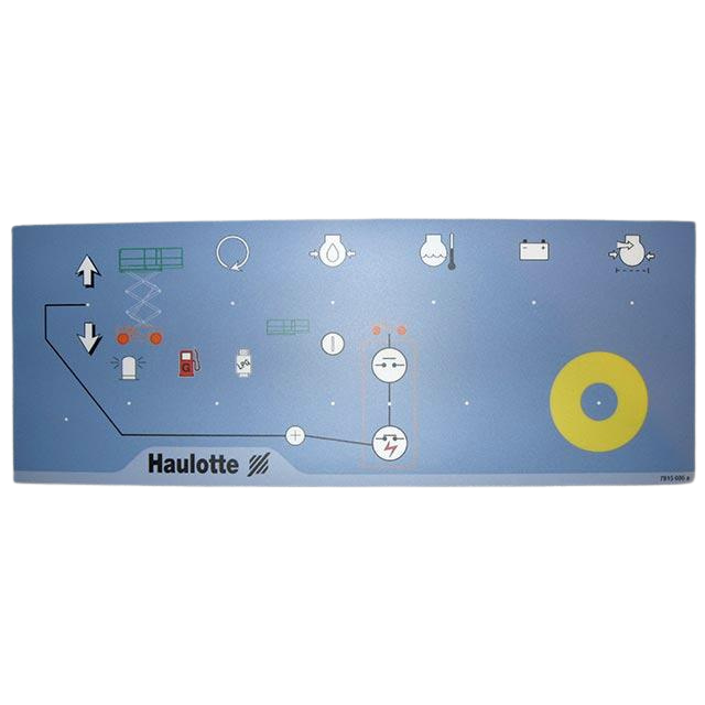 Part Number 3078150860 Bottom Panel Label fits Haulotte