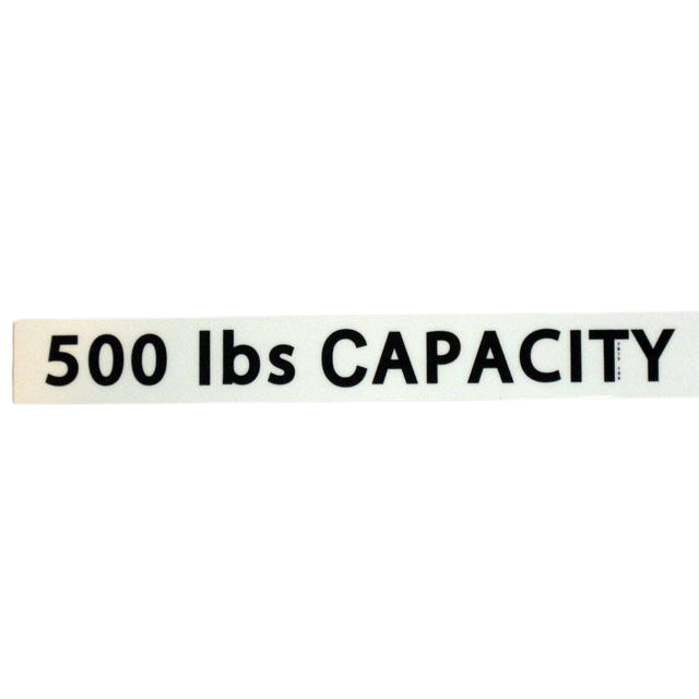 3078151060 Decal-500# Capacity-Compact 10N | Genuine Haulotte