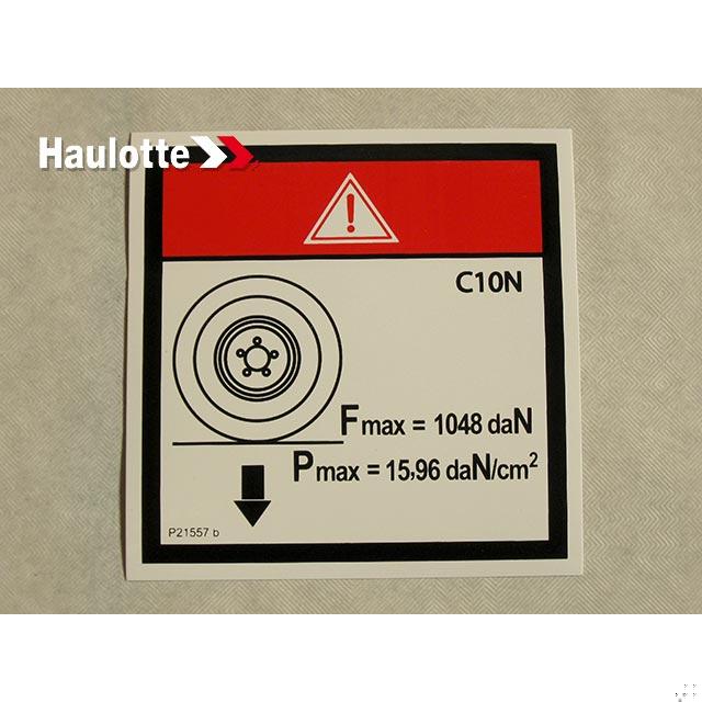 307P215570 Load On One Wheel | Genuine Haulotte