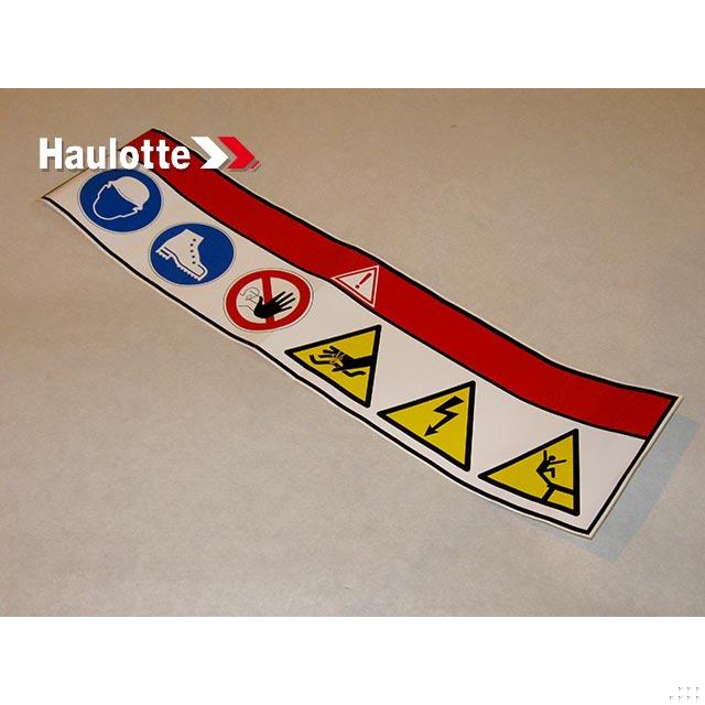 307P218570 Label | Genuine Haulotte