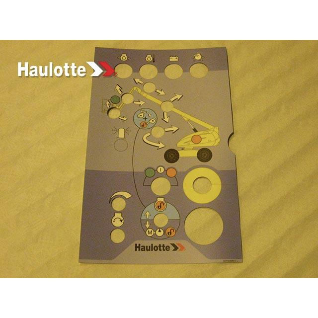 Part Number 307P226260 Control Box Label fits Haulotte