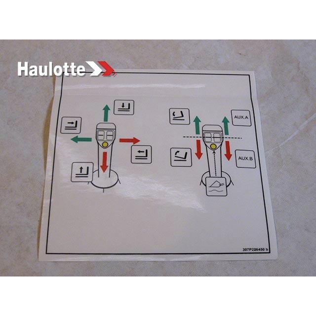 307P226450 Label | Genuine Haulotte