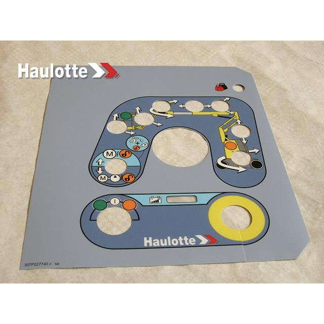 Part Number 307P227740 Label fits Haulotte