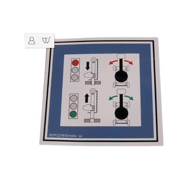 307P227810 Indication Label | Genuine Haulotte