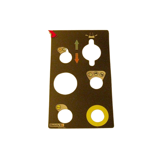 Part Number 307P227960 Upper Control Box Label fits Haulotte