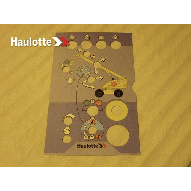 Part Number 307P228910 Label fits Haulotte