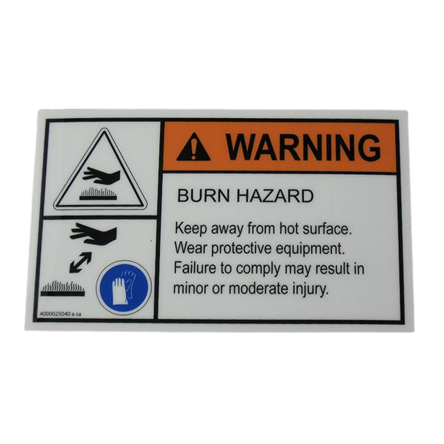 4000025040 Decal-Warning-Burn Hazard | Genuine Haulotte