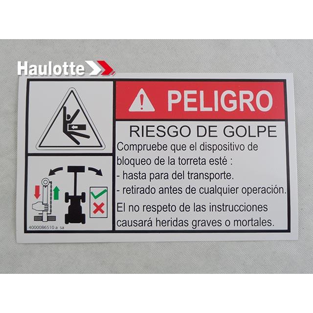 Part Number 4000086510 Body Crushing fits Haulotte