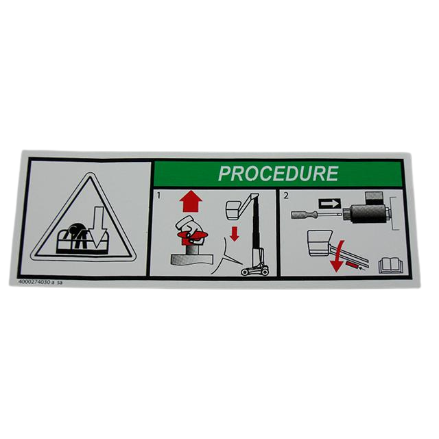 4000274030 Label | Genuine Haulotte