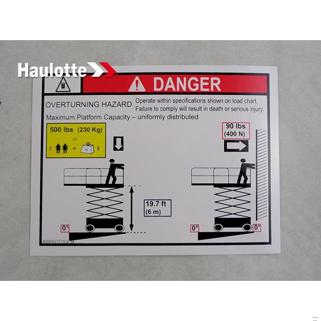 4000427710 Load Height | Genuine Haulotte