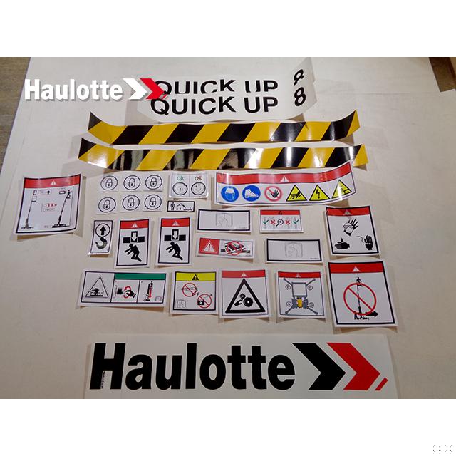 Part Number 4000713070 Commercial Name Label fits Haulotte