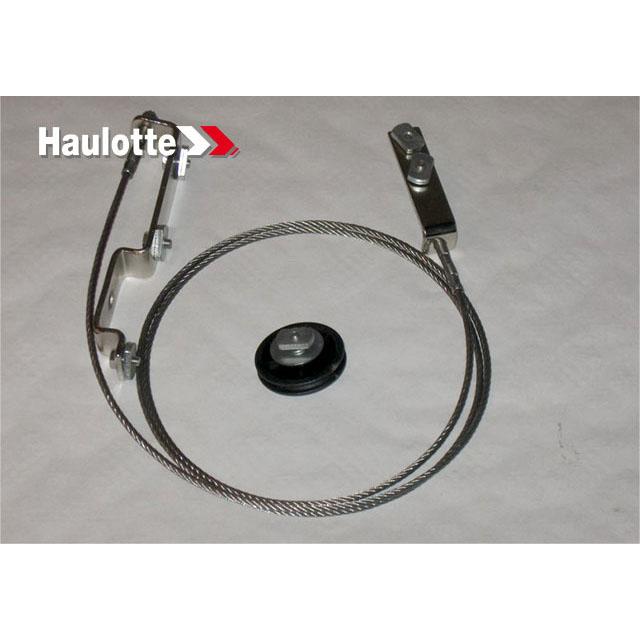 Part Number 4001155350 Synchronise Steel Wire/Wire Pulley Wheel Assembly fits Haulotte