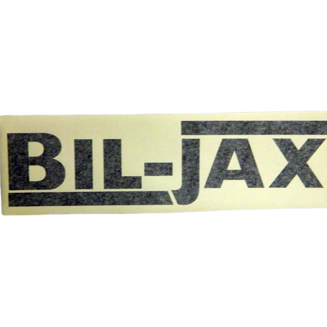 B06-00-0161B Decal-'Haulotte Biljax'-5In Black/Red On Clear | Genuine Haulotte