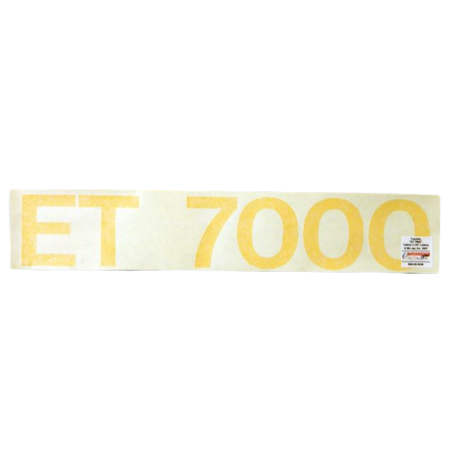 B06-00-0436 Decal-Et 7000 Model No-2 1/2In X 13In-Pms123C On Clear | Genuine Haulotte