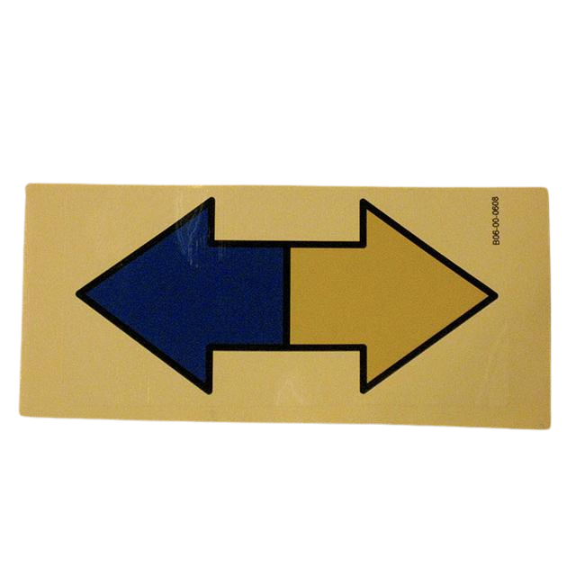 B06-00-0608 Decal-Drive Direction Arrows-3.5 X 7 On Wht | Genuine Haulotte