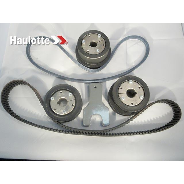 Part Number B22-00-0113 Kit-45Xa Dual Belt With V-Belt fits Haulotte
