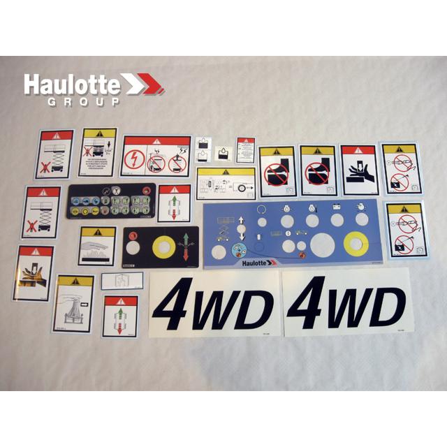 KITETIQCOMPDX Stickers Kit | Genuine Haulotte