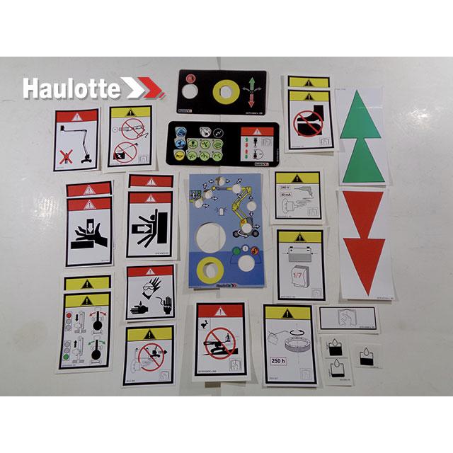 KITETIQHA15IP Stickers Kit | Genuine Haulotte