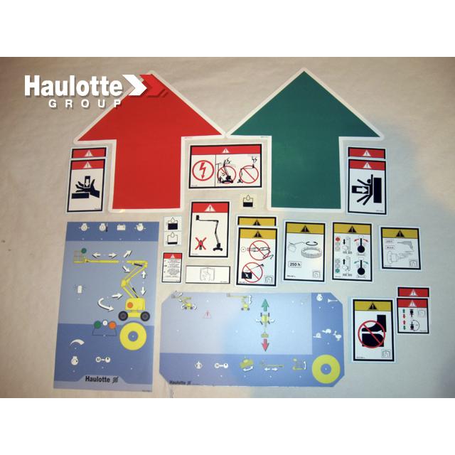 KITETIQHA15X Stickers Kit | Genuine Haulotte