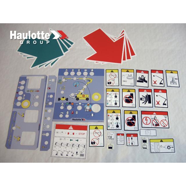 KITETIQHA32PX Stickers Kit | Genuine Haulotte