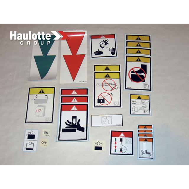 KITETIQHM8-10P Stickers Kit | Genuine Haulotte
