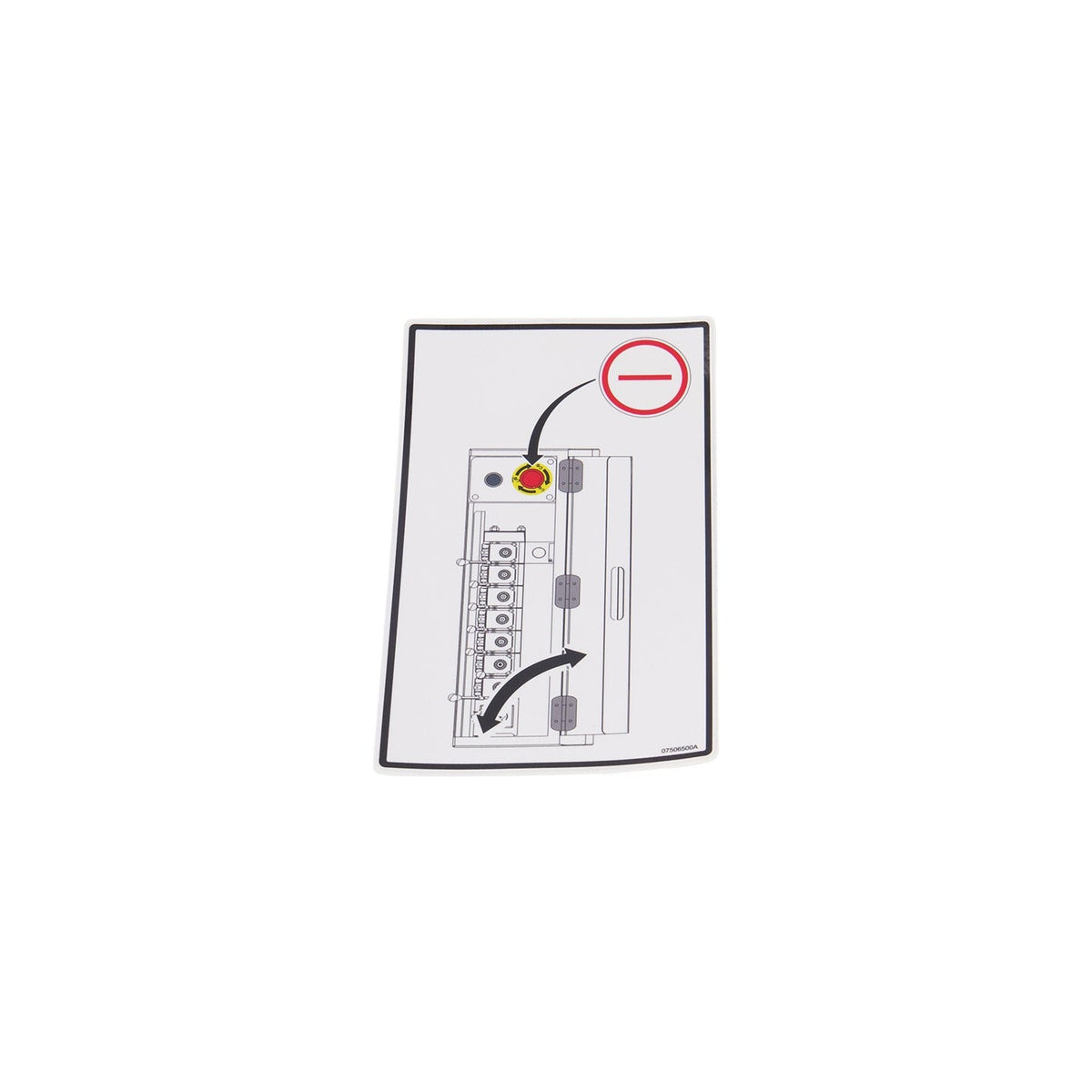 JLG 07506500 Decal - Genuine JLG Replacement Part | BHE Lift Parts