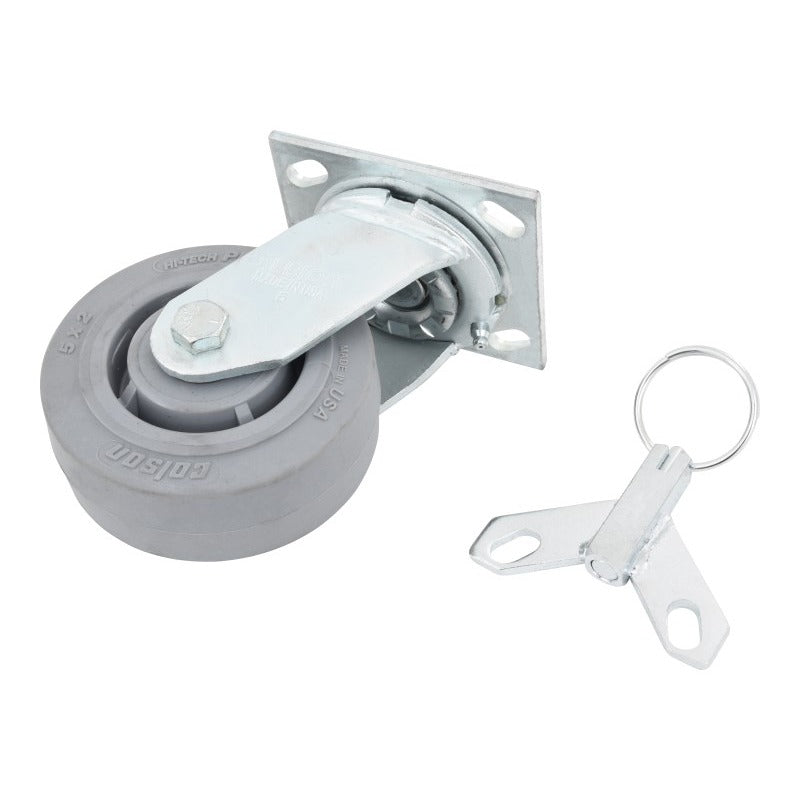 JLG 1001115956 Wheel, 5" Locking Caster Assembly - Genuine JLG Replacement Part | BHE Lift Parts