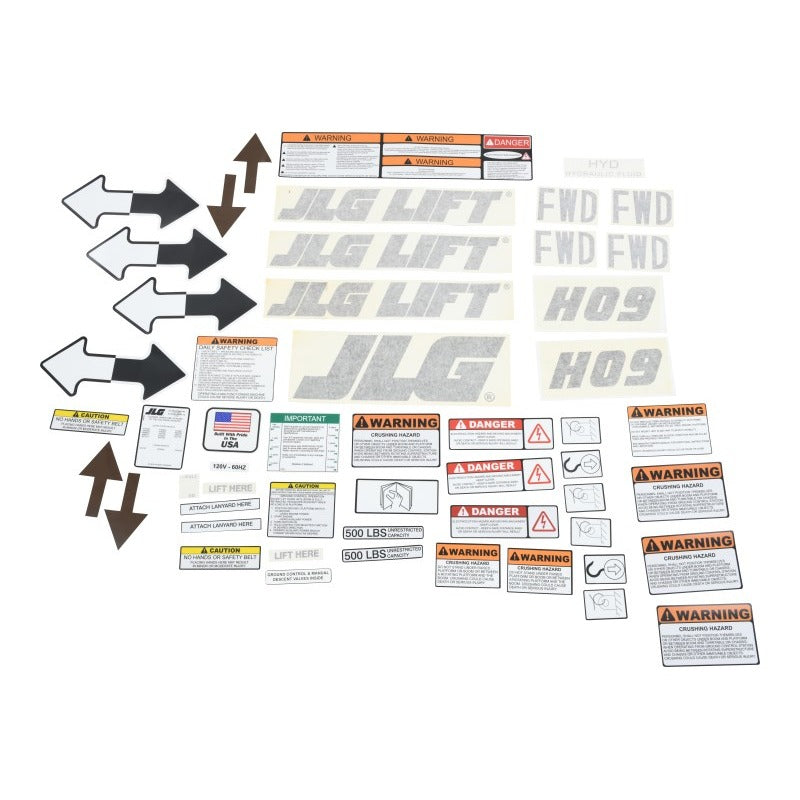 JLG 2910027 Decal Kit 60H - Genuine JLG Replacement Part | BHE Lift Parts